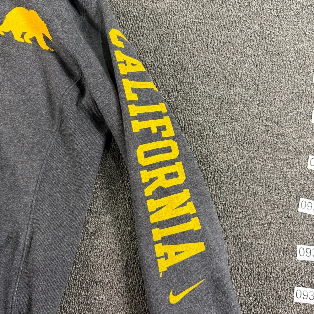 Cal Nike Hoodie Women Large Charcoal NCAA Football Golden Bears EUC